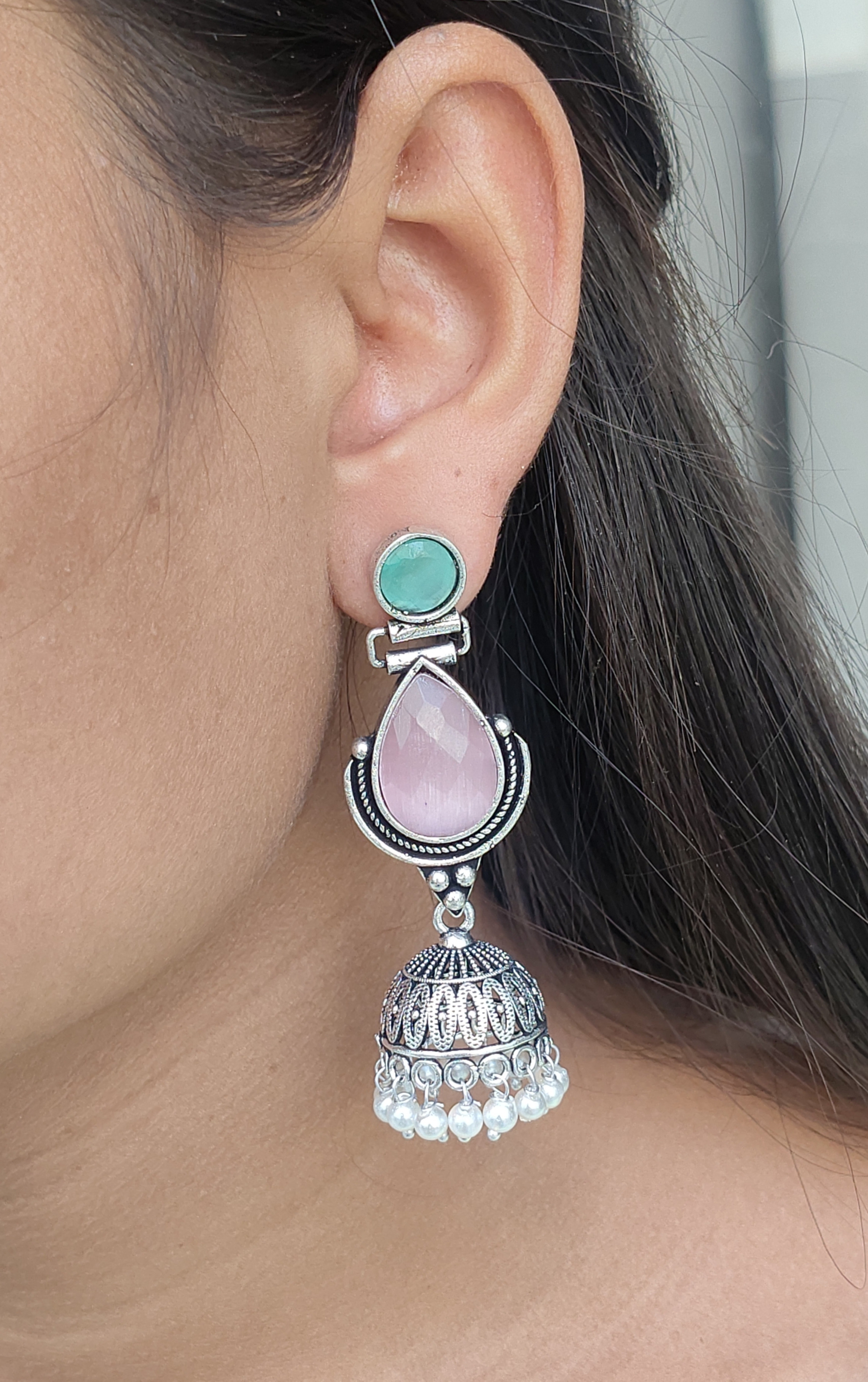 Office wear hoops earrings 